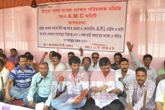 Tripura ration dealers protest